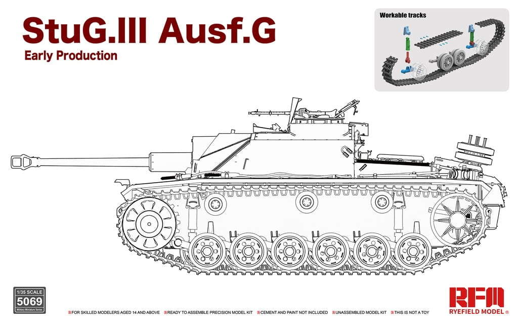 Rfm 1/35 Stug. Iii Ausf. G Early Prod With Workable Track 5069