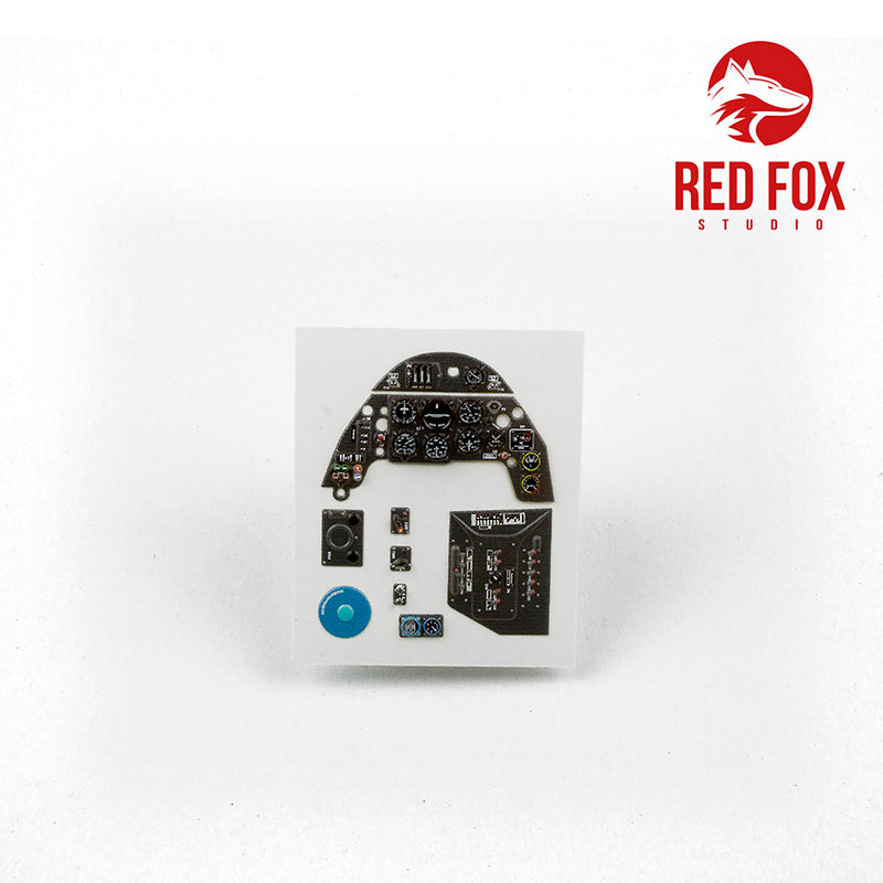 Messerschmitt Bf-109G-2 Quick Set 3D Acrylic Instrument Panel (designed to be used with Trumpeter kits)