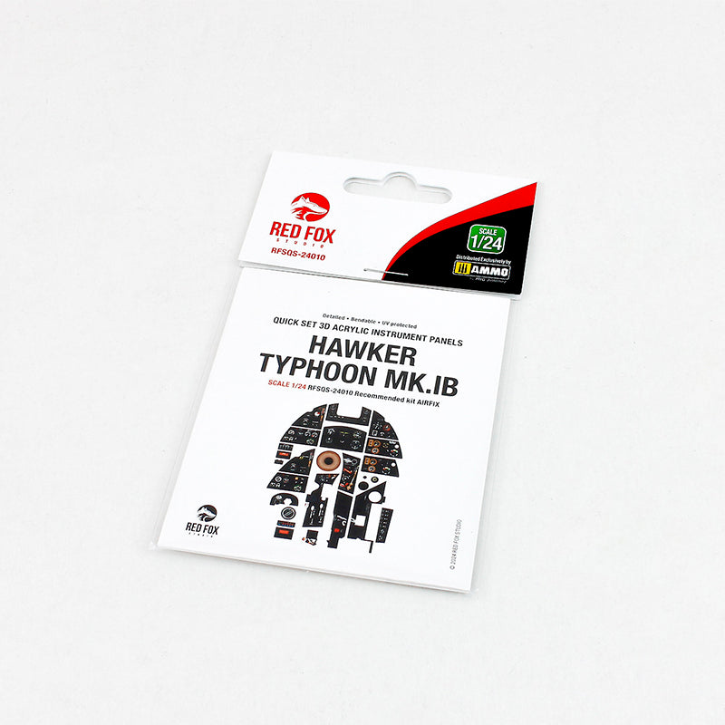 Hawker Typhoon Mk.Ib 3D Acrylic Instrument Panel (designed to be used with Airfix kits)