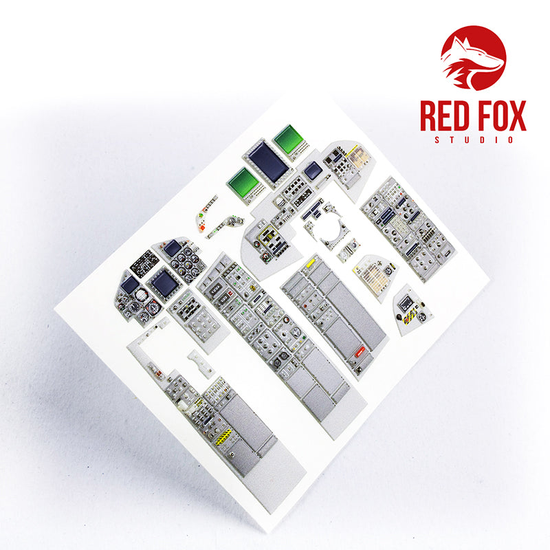 Panavia Tornado Gr.4 Quick Set 3D Acrylic Instrument Panel (designed to be used with Italeri kits)