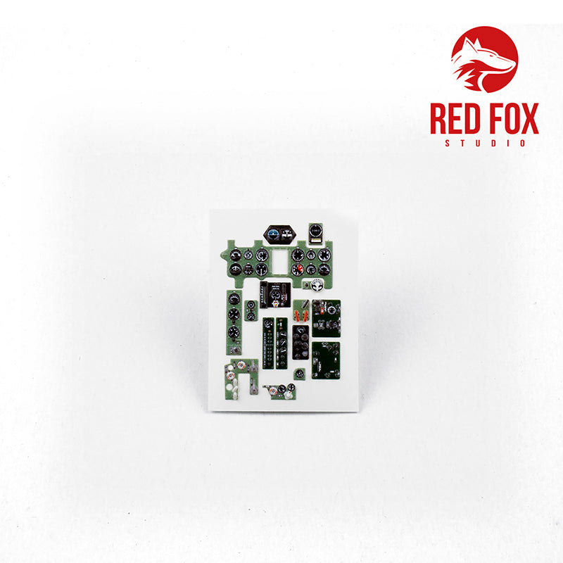 Mitsubishi A6M2b Zero Fighter (Model 21) Quick Set 3D Acrylic Instrument Panel (designed to be used with Tamiya kits)