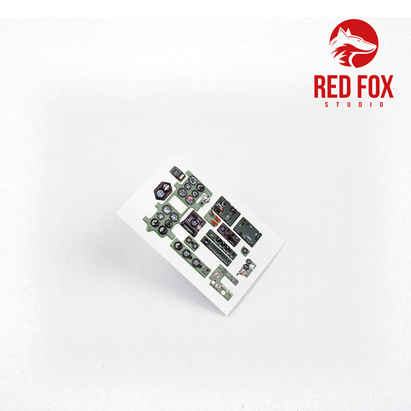Mitsubishi A6M2b Zero Fighter (Model 21) Quick Set 3D Acrylic Instrument Panel (designed to be used with Tamiya kits)