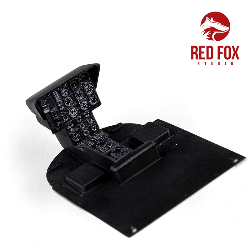 MBB Bo-105M (VBH) Quick Set 3D Acrylic Instrument Panel (designed to be used with Italeri and Revell kits)