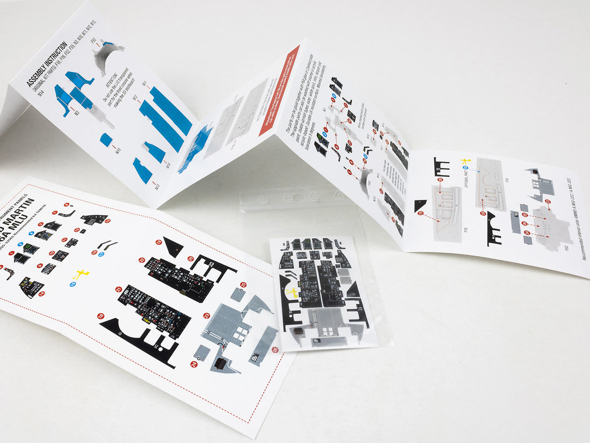 General-Dynamics F-16A MLU 3D Acrylic Instrument Panel (designed to be used with Tamiya kits)