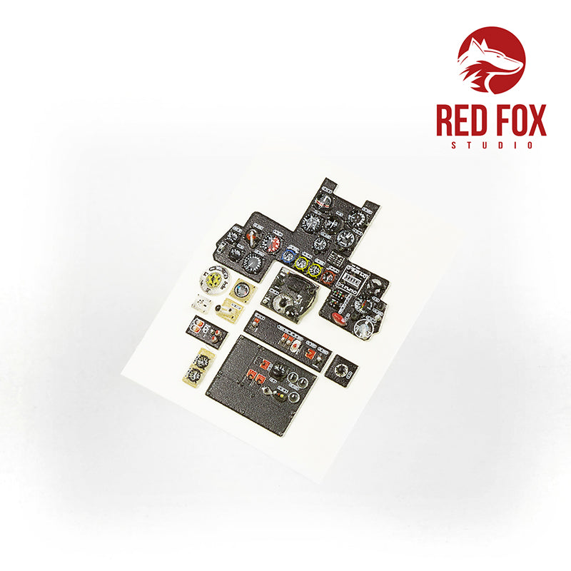 Kawasaki Ki-61-I Hien 3D Acrylic Instrument Panel (designed to be used with Hasegawa kits)