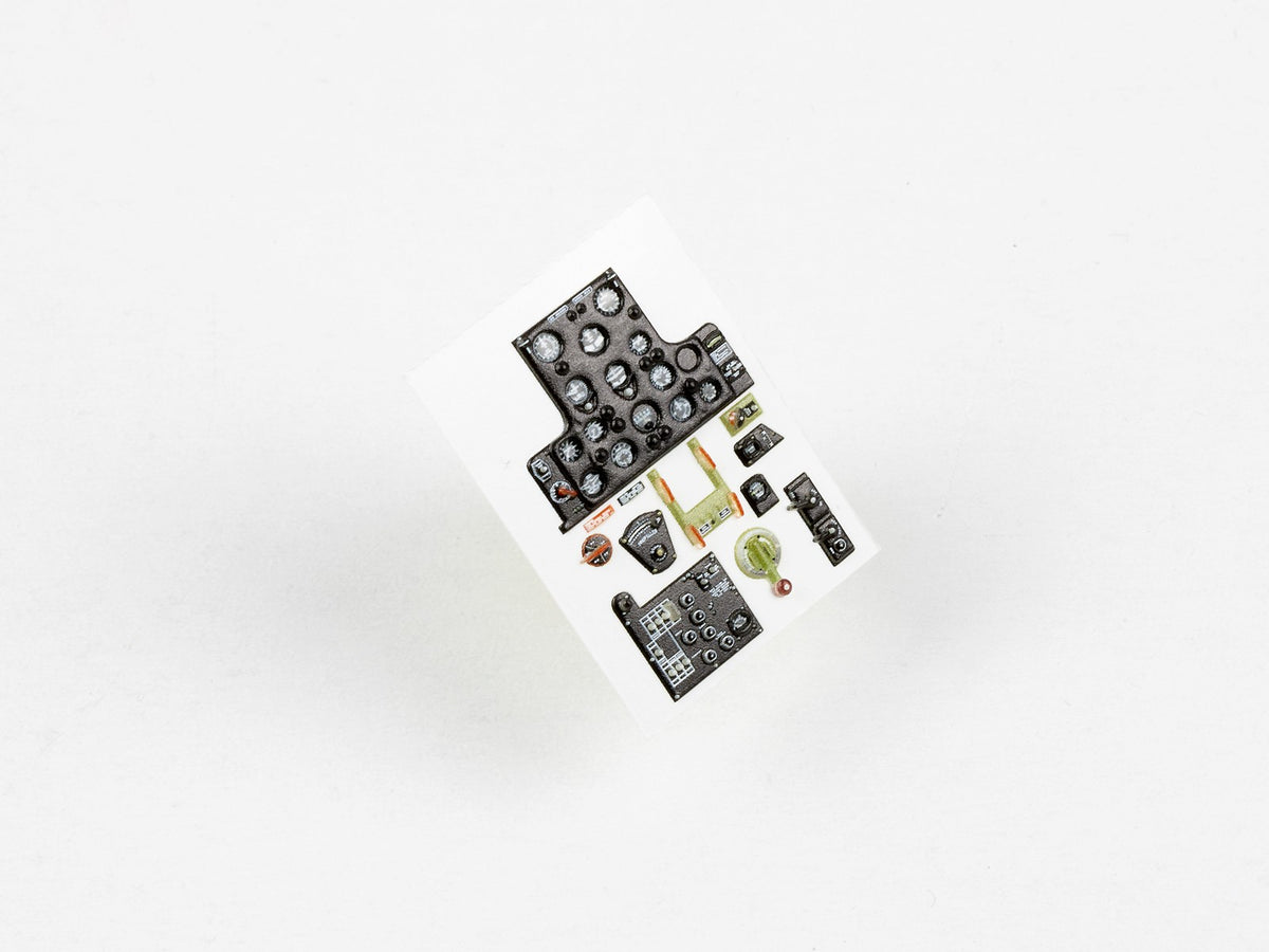 Curtis Hawk 81-A2 3D Acrylic Instrument Panel (designed to be used with Great Wall Hobby kits)