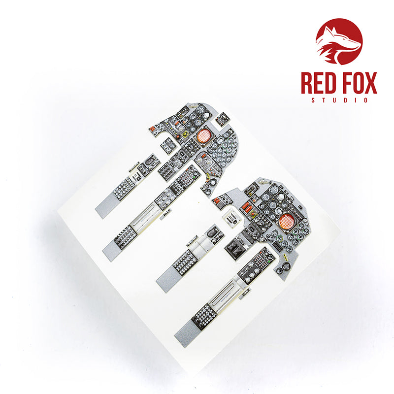 Northrop F-5F Tiger II Quick Set 3D Acrylic Instrument Panel (designed to be used with Kitty Hawk Models Models and Zimi Model kits)