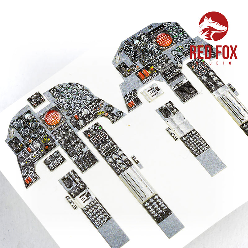 Northrop F-5F Tiger II Quick Set 3D Acrylic Instrument Panel (designed to be used with Kitty Hawk Models Models and Zimi Model kits)