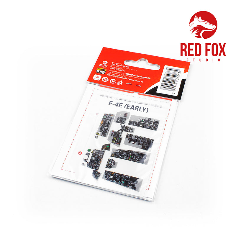 McDonnell F-4E (Early) Phantom II Quick Set 3D Acrylic Instrument Panel (designed to be used with Tamiya kits)