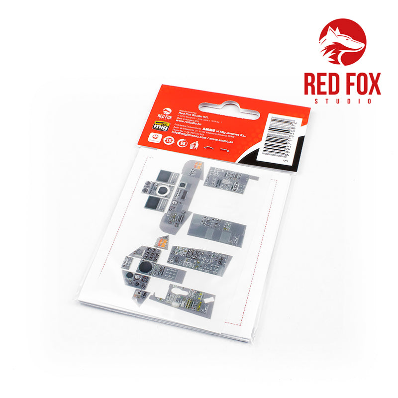Panavia Tornado ECR Quick Set 3D Acrylic Instrument Panel (designed to be used with Revell kits)