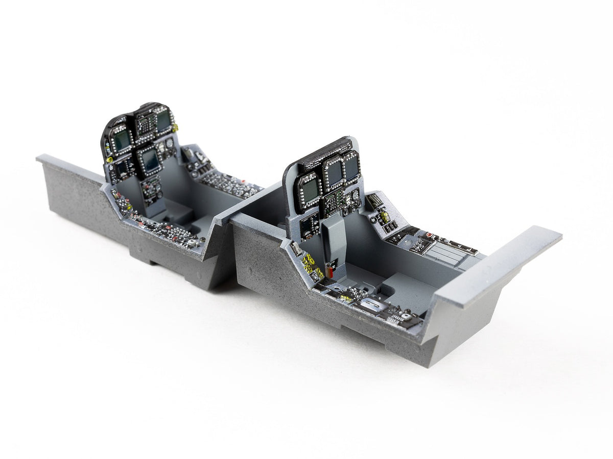 McDonnell-Douglas F/A-18D Late Hornet 3D Acrylic Instrument Panel (designed to be used with Academy and Kinetic Model kits)