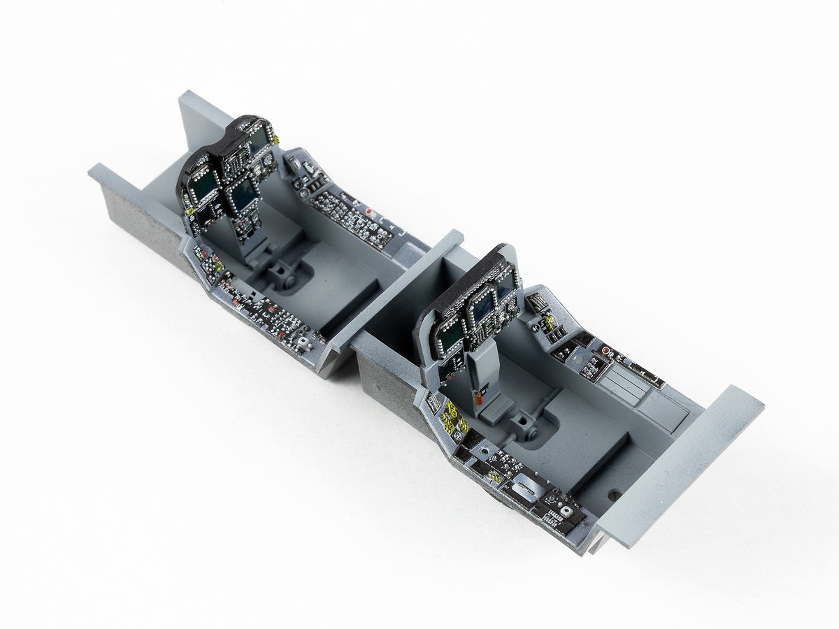 McDonnell-Douglas F/A-18D Late Hornet 3D Acrylic Instrument Panel (designed to be used with Academy and Kinetic Model kits)