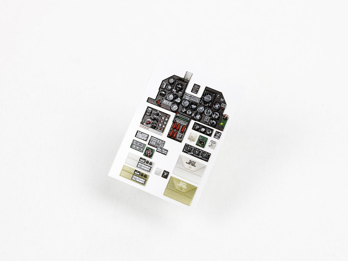 Republic P-47D Thunderbolt 3D Acrylic Instrument Panel (designed to be used with Hasegawa kits)