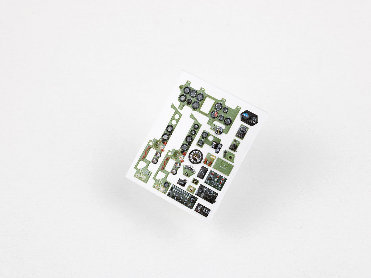 Mitsubishi A6M5c Zeke Type 52 3D Acrylic Instrument Panel (designed to be used with Hasegawa kits)