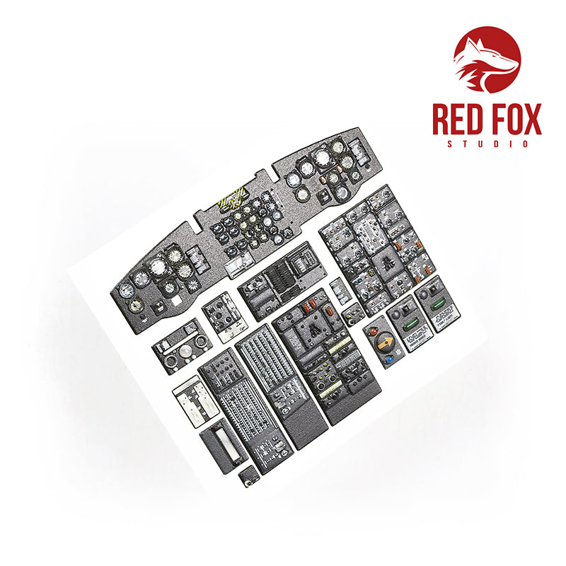 Boeing CH-47A Chinook Quick Set 3D Acrylic Instrument Panel (designed to be used with Trumpeter kits)
