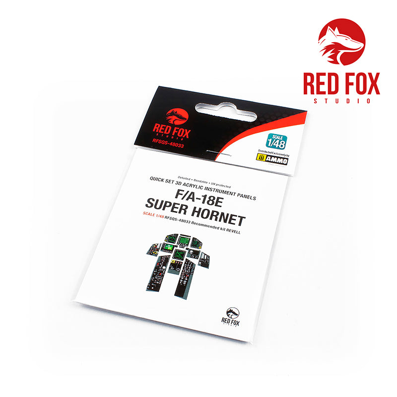Boeing F/A-18E Super Hornet Quick Set 3D Acrylic Instrument Panel (designed to be used with Revell kits)