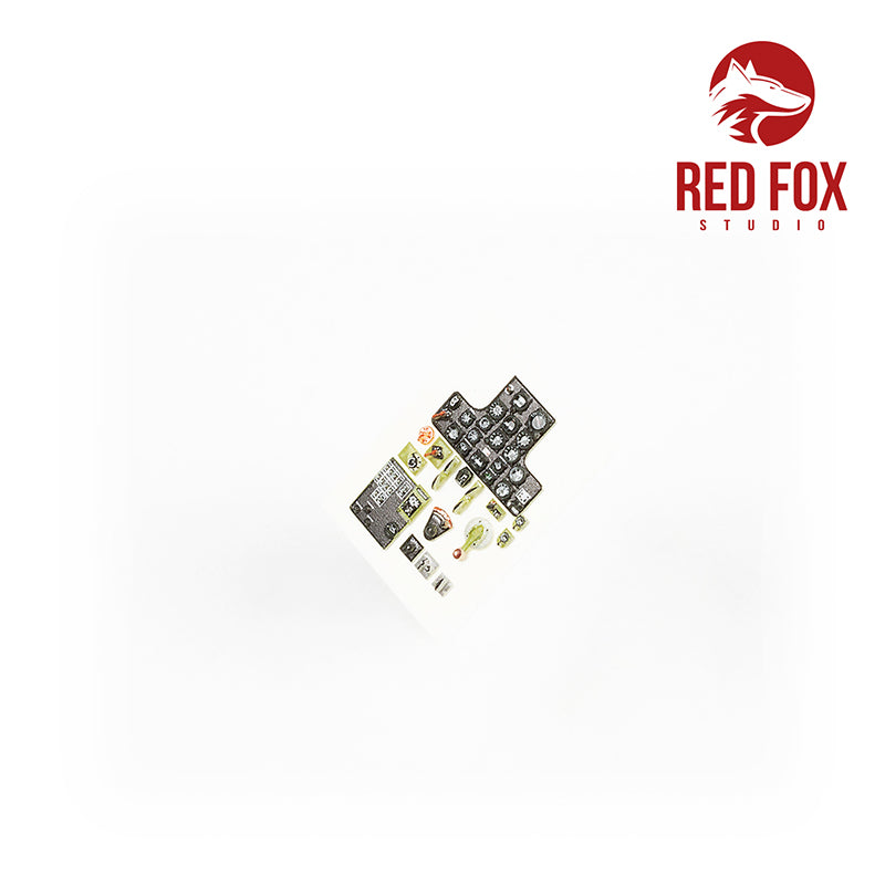 Curtiss P-40B Warhawk 3D Acrylic Instrument Panel (designed to be used with Airfix kits)