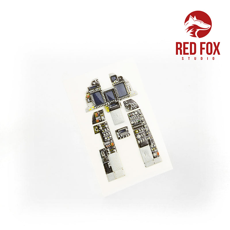 AMX A-1M 3D Acrylic Instrument Panel (designed to be used with Kinetic Model kits)