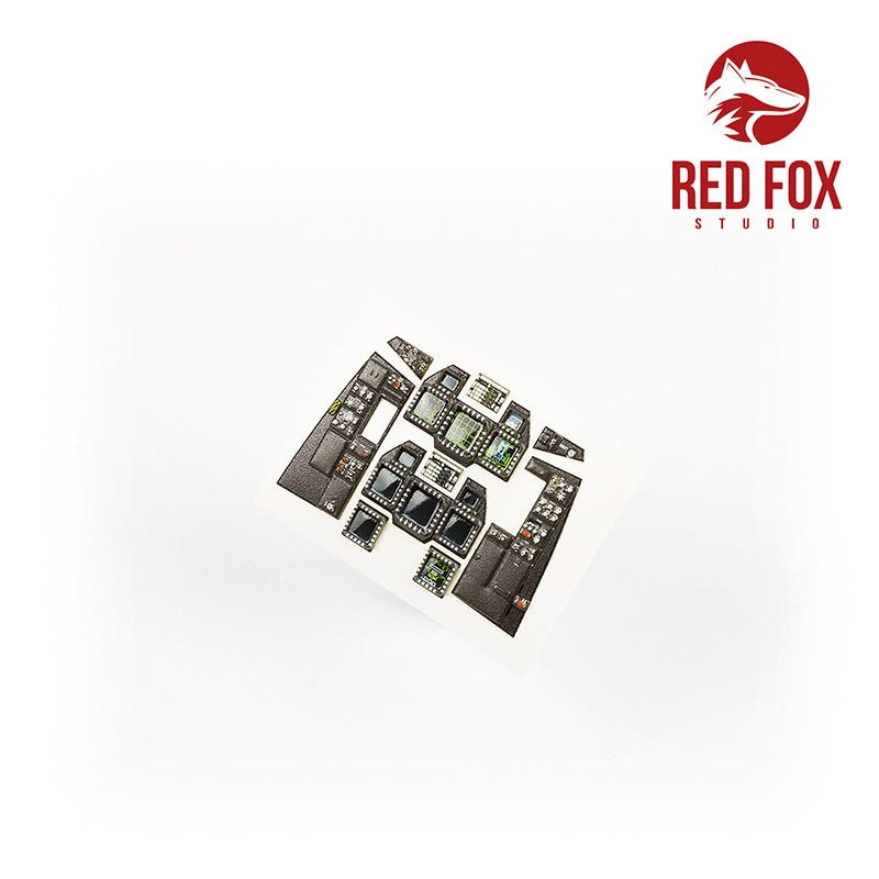 Lockheed-Martin F-22 Raptor 3D Acrylic Instrument Panel (designed to be used with Hasegawa kits)