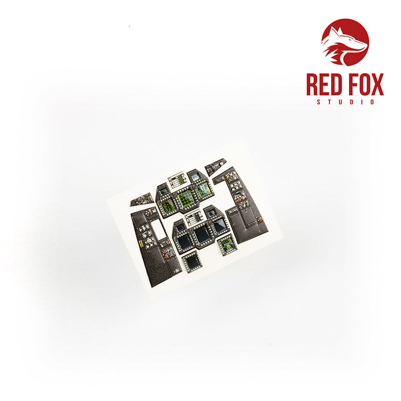 Lockheed-Martin F-22 Raptor 3D Acrylic Instrument Panel (designed to be used with Hasegawa kits)