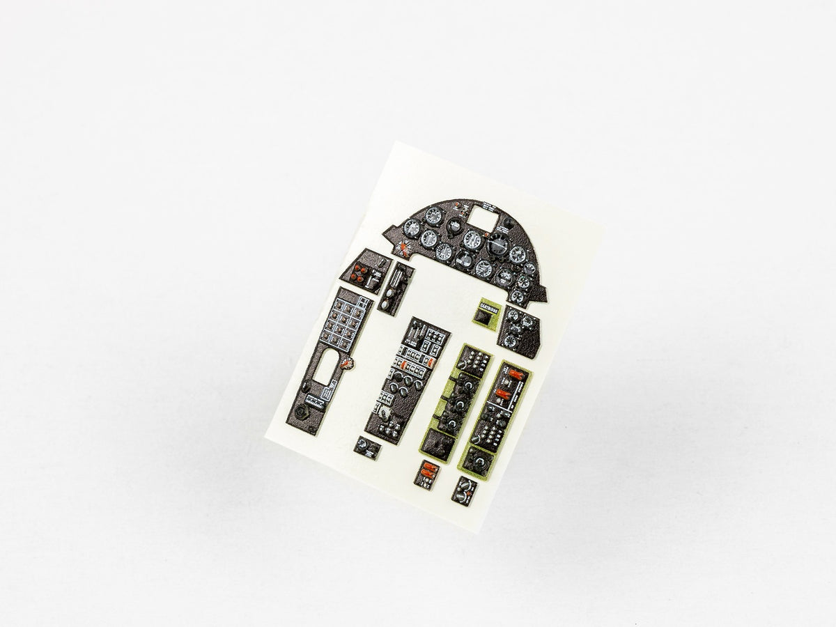 Vought F4U-1/1A Corsair 3D Acrylic Instrument Panel (designed to be used with Tamiya kits)