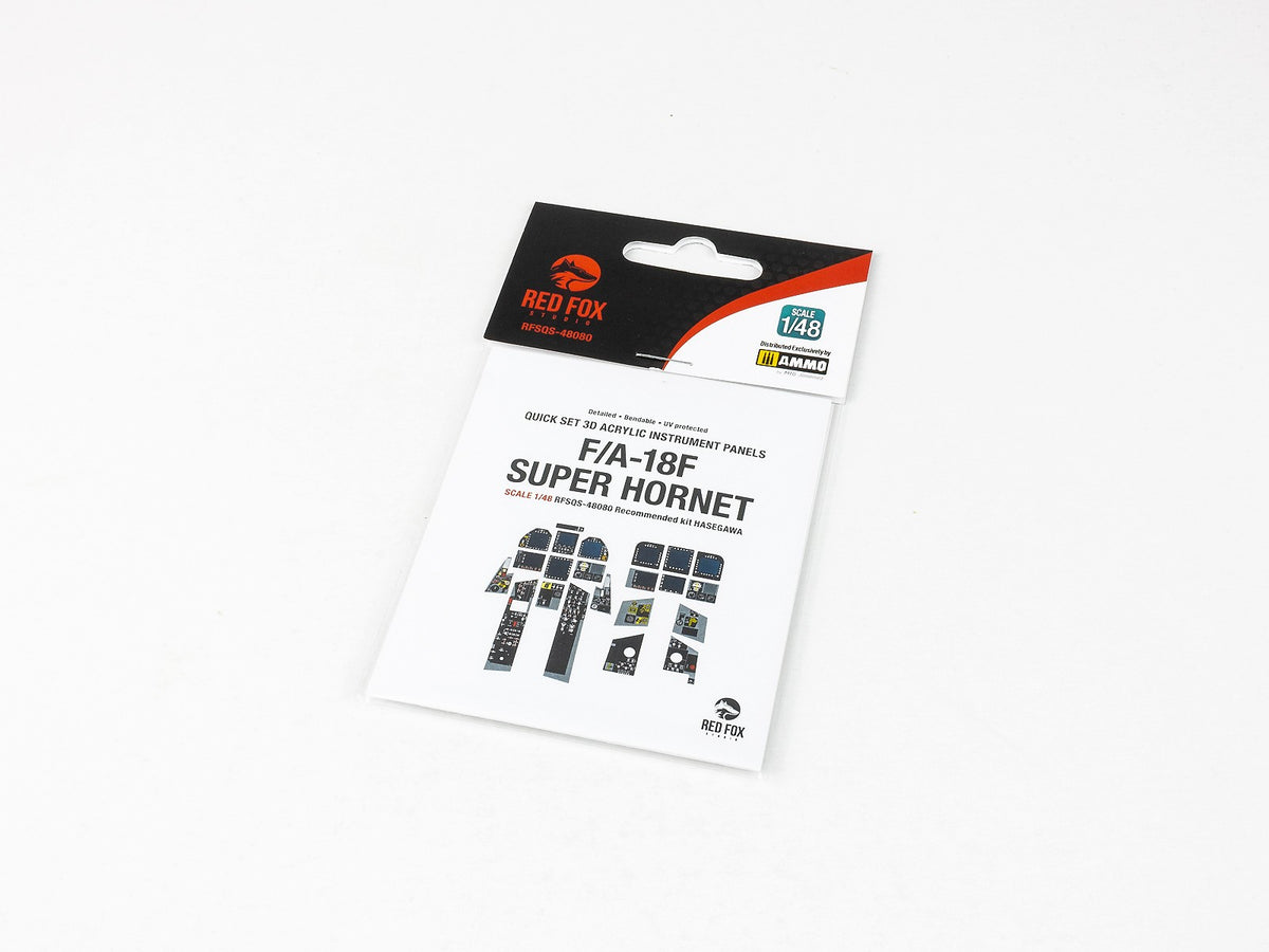 Boeing F/A-18F Super Hornet 3D Acrylic Instrument Panel (designed to be used with Hasegawa kits)