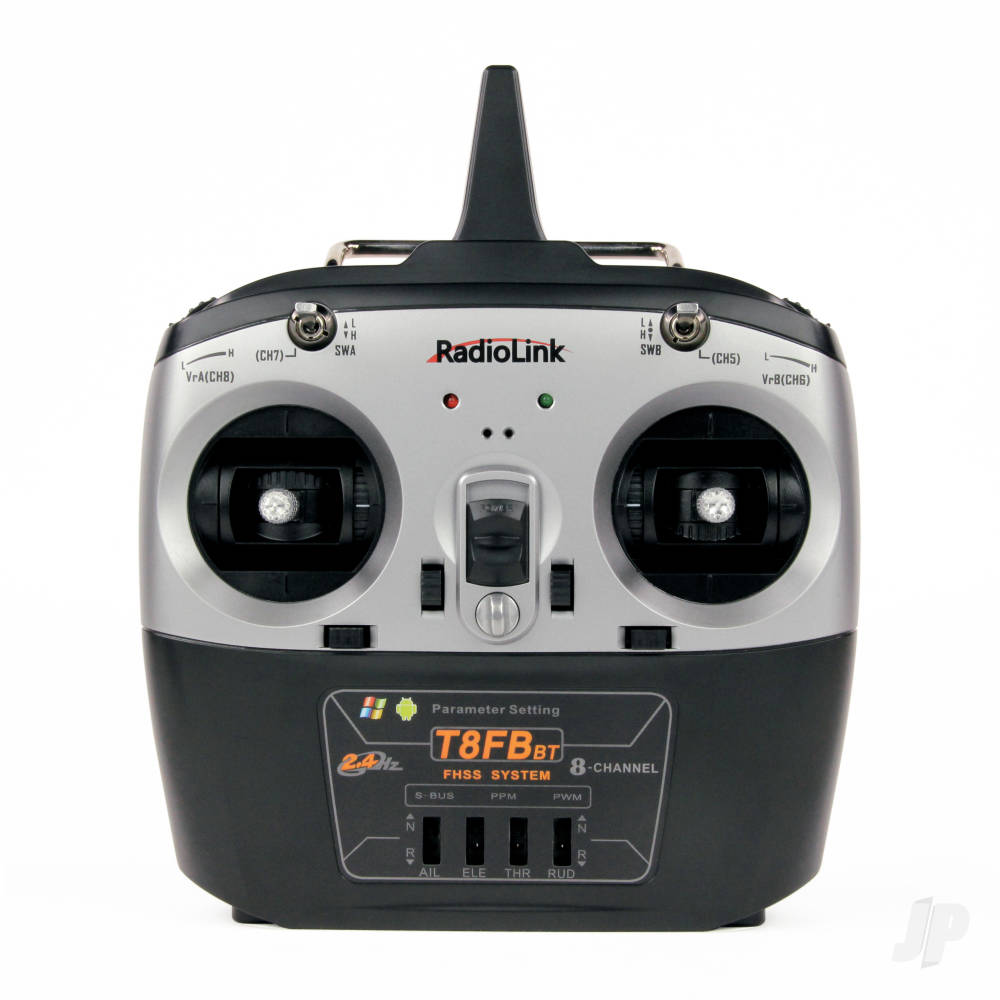 RadioLink T8FB 2.4GHz 8-Channel Transmitter with Bluetooth and 2x R8EF Rec - RLKT081010 Main
