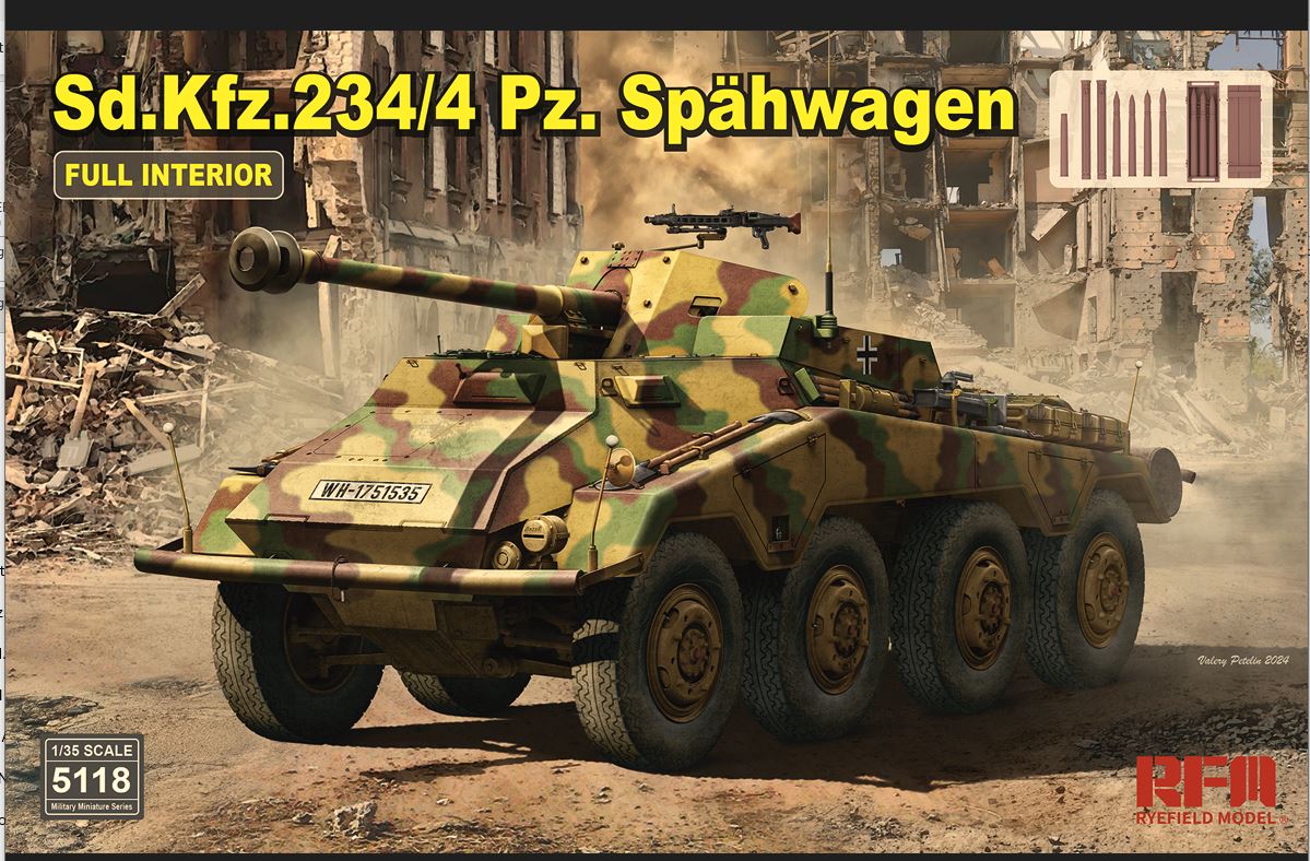 RFM 1/35 Sd.Kfz.234/4 Pz.Spähwagen with Full Interior 5118 1