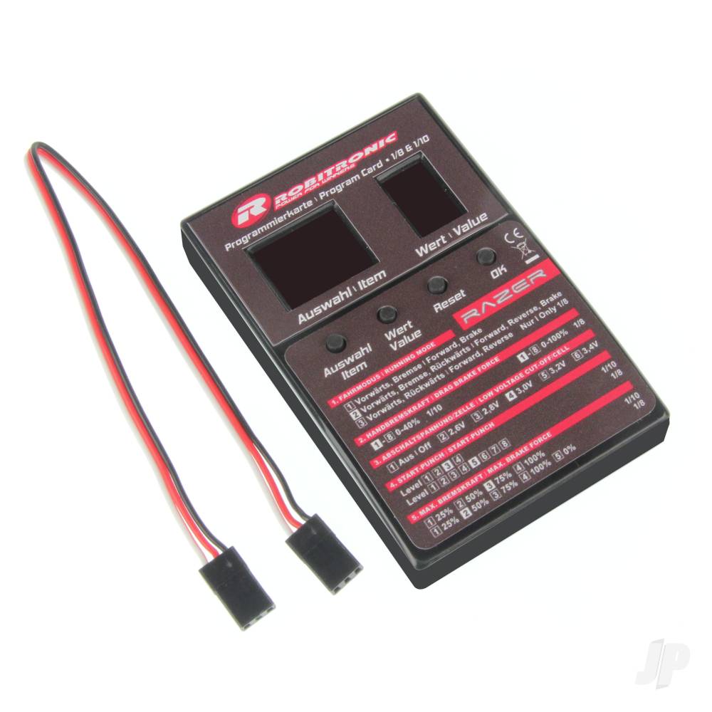 Robitronic Razer ESC LED Program Box (for ten and eight) ROBR01269 1