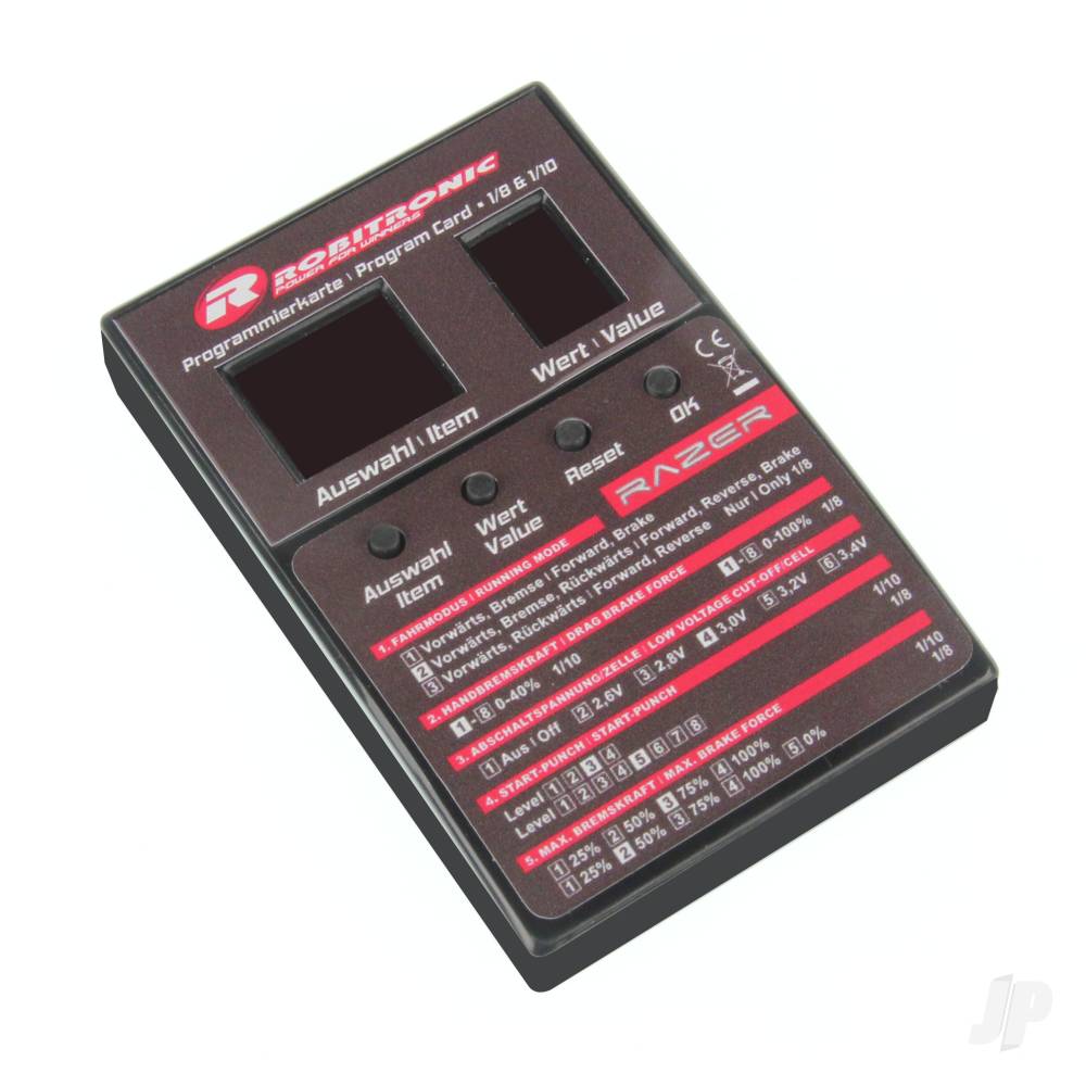 Robitronic Razer ESC LED Program Box (for ten and eight) ROBR01269 Main