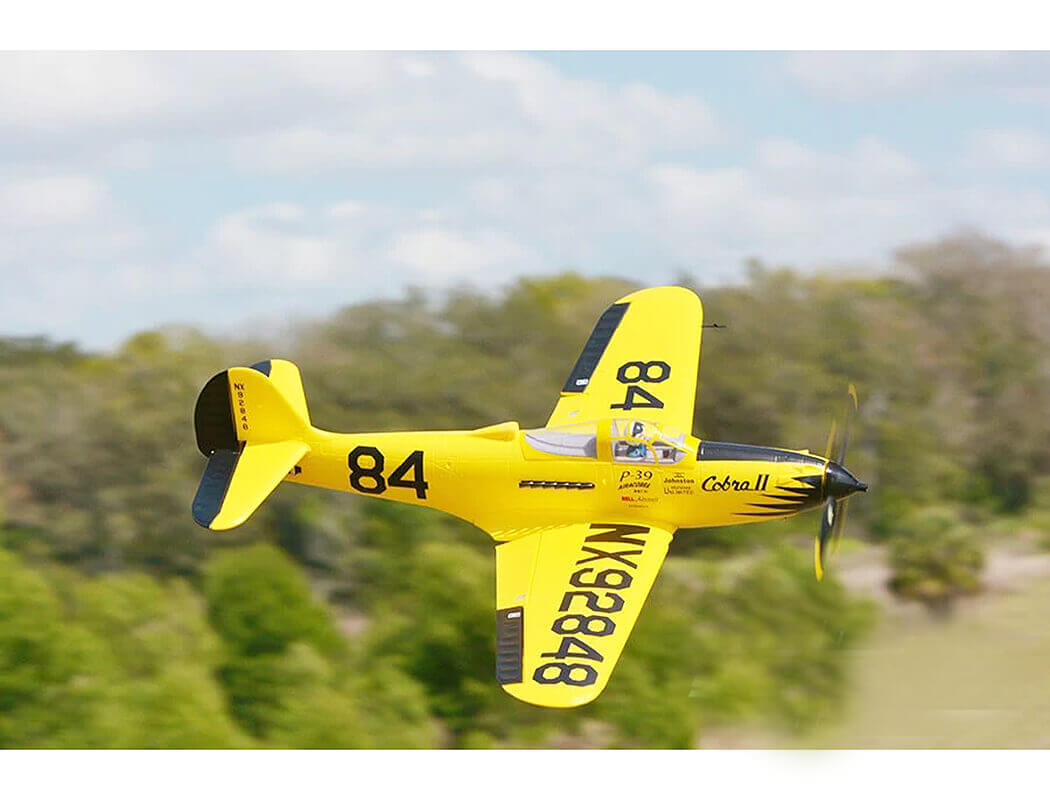 FMS 980MM P-39 RACING HIGH SPEED PNP WITH REFLEX V2 GYRO ROC014P-REFV2
