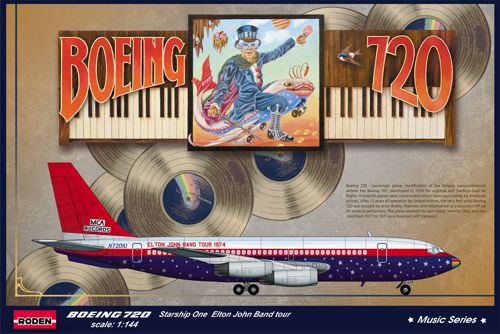 Boeing 720 'Starship 1' Elton John tour 1974