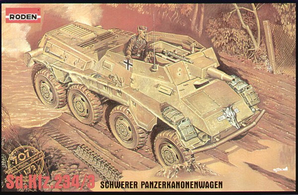 Roden German Army SdKfz 234/3 Armoured Car PKROD707