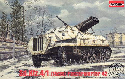 Roden Roden German Army SdKfz 4/1 Panzerwerfer 42 Early Half-Track Vehicle PKROD712