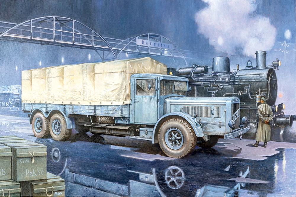Vomag 8 LR Lkw Prewar German heavy truck requisitioned by the Wermacht in WW2.