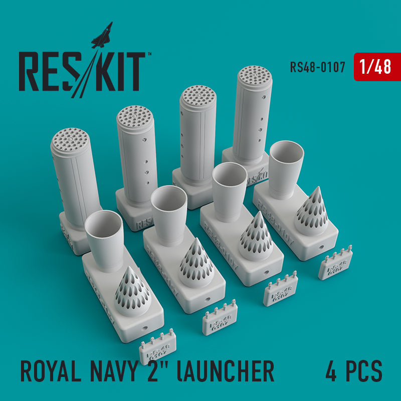 ROYAL NAVY 2 LAUNCHER (4 pcs) Phantom, Harrier, Sea Vixen, Buccaneer Trumpeter, Revell, Hasegawa, Airfix (Reskit sold out January 2025) replaced by RS48-0510