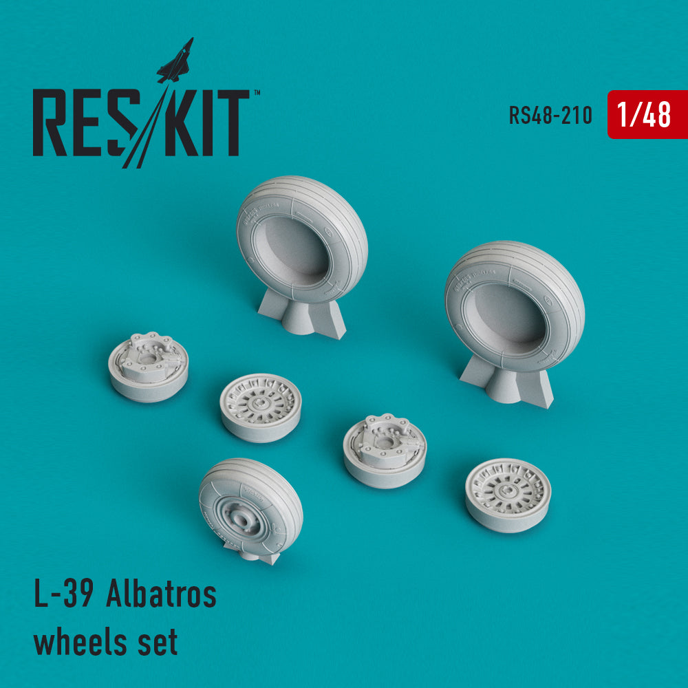 Aero L-39C/L-39ZA Albatros wheels set (designed to be used with Avant Garde , Special Hobby and Trumpeter kits) (ResKit sold out February 2026)