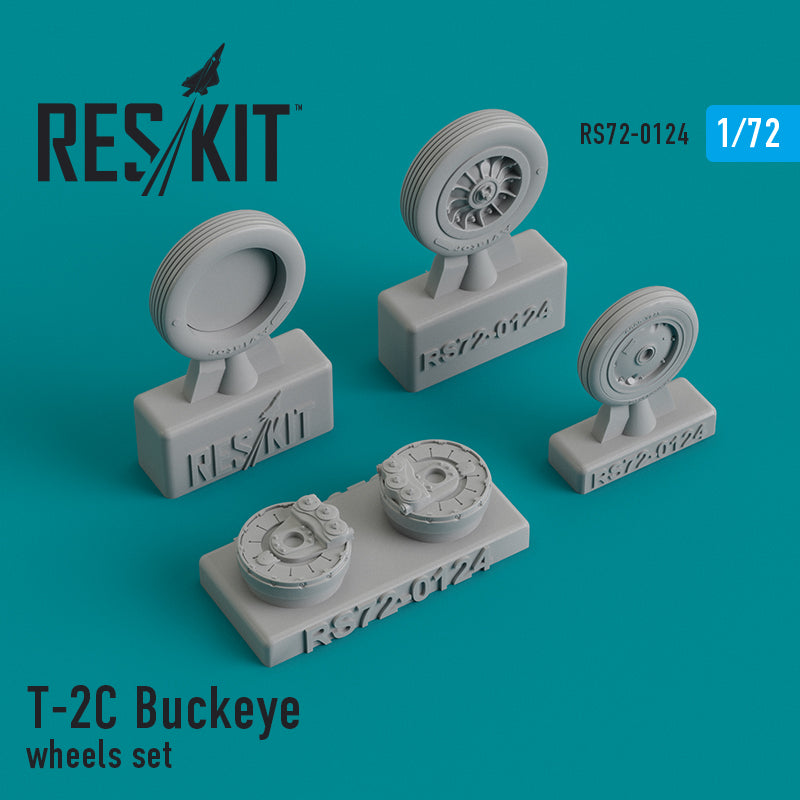 North-American T-2C Buckeye wheels set (designed to be used with Matchbox, Revell and Wolfpack kits) (ResKit sold out February 2026)
