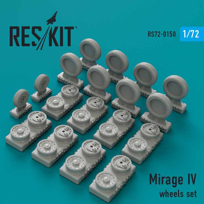 Dassault_Mirage IV wheels set (designed to be used with A & A Models and Heller kits) (ResKit sold out May 2026)