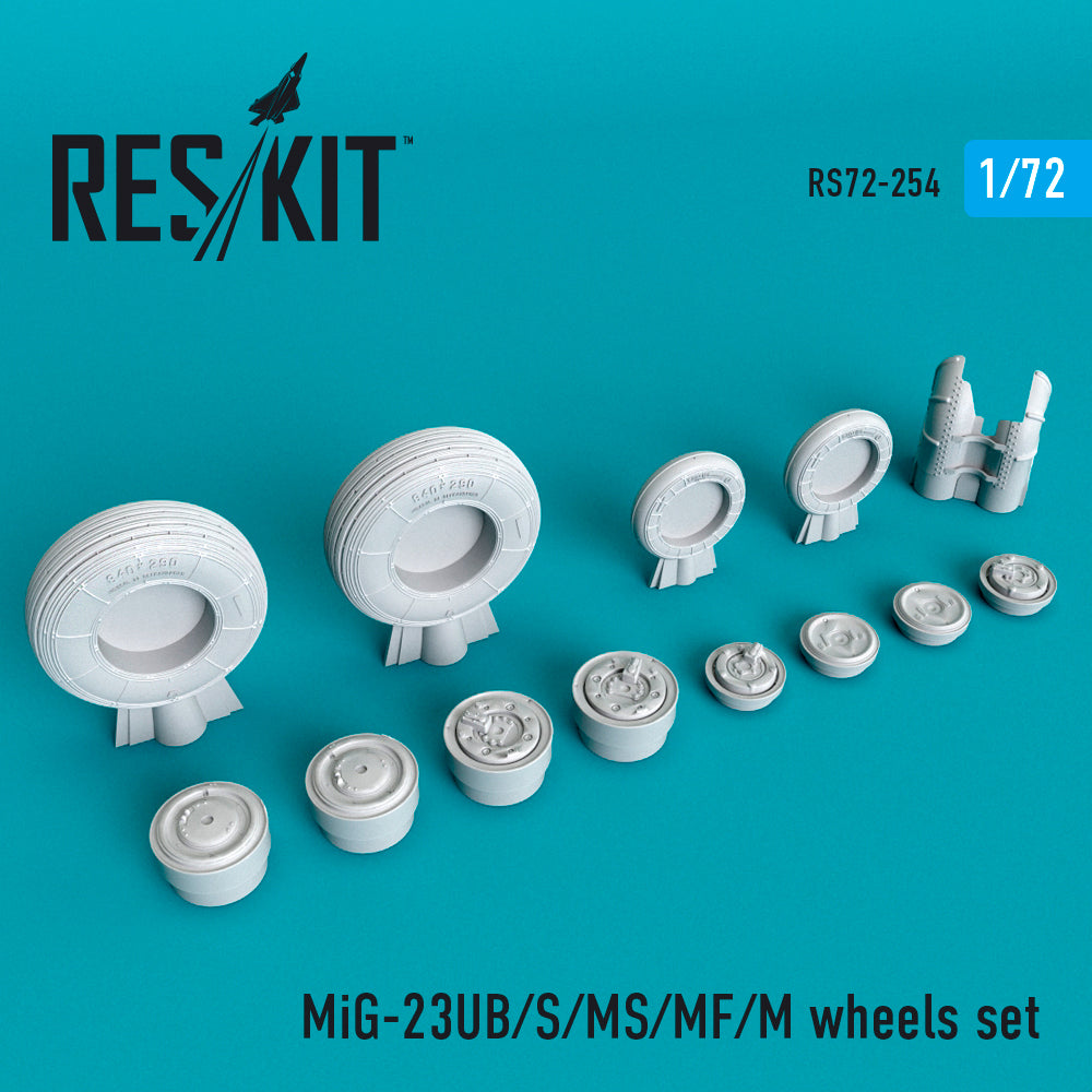 Mikoyan MiG-23UB/MiG-23S/MiG-23MS/MiG-23MF/MiG-23M) (ResKit sold out May 2026) wheels set
