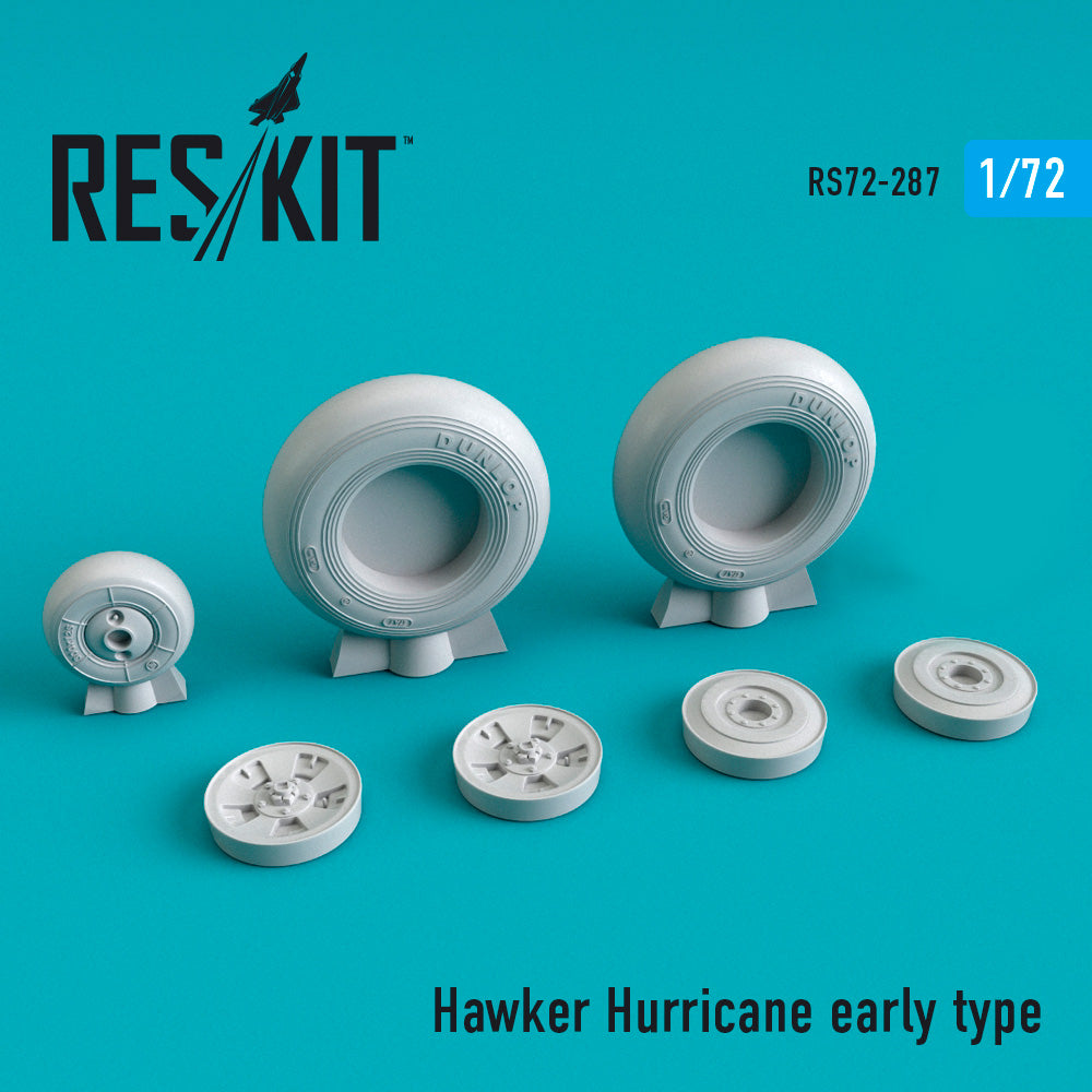 Hawker Hurricane wheels set early type