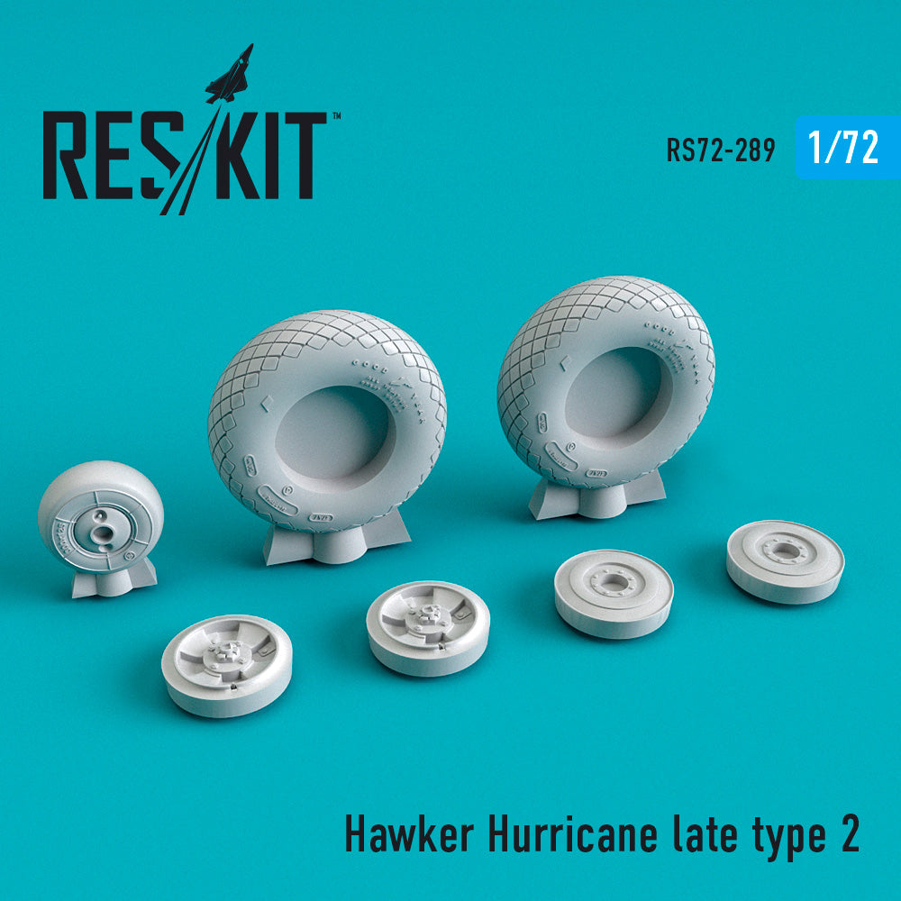 Hawker Hurricane wheels set late type 2