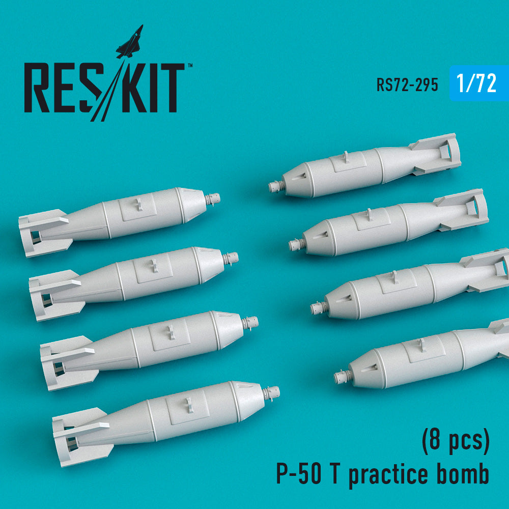 P-50 T practice bomb (8 pcs)(Mikoyan MiG-21, Mikoyan MiG-23, Mikoyan MiG-27, Su-7m, Sukhoi Su-17, Su-24, Su-25, Sukhoi Su-27, Su-30, Su-34) (discontinued August 2023)