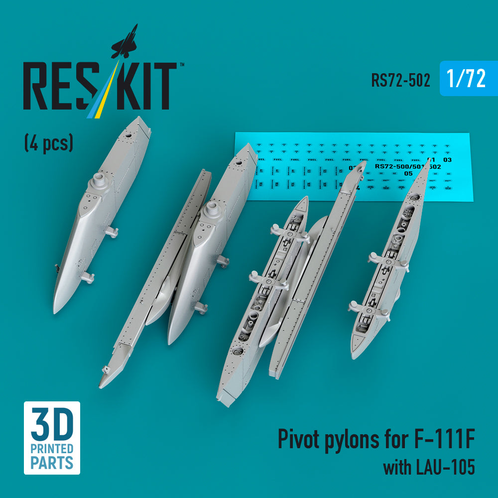 Pivot pylons for General-Dynamics F-111F with LAU-105 (4 pcs)