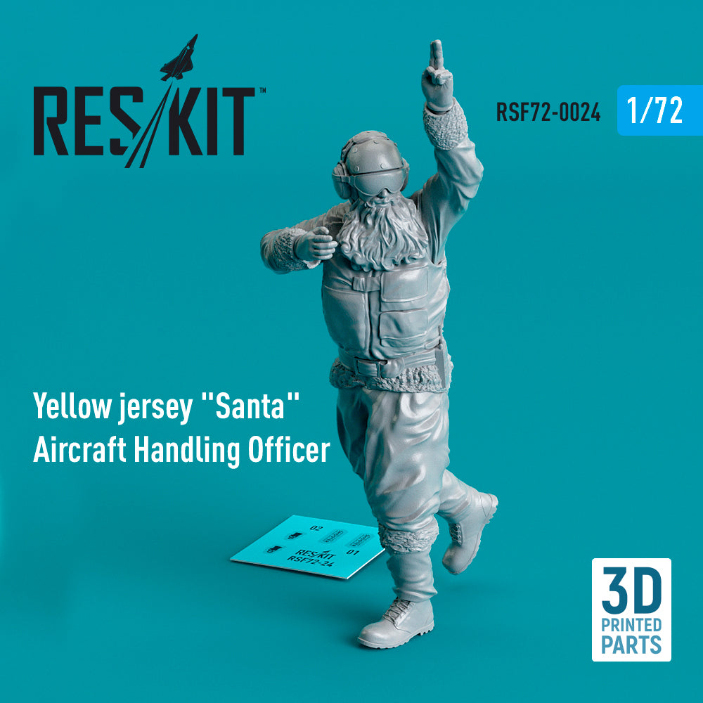 Yellow jersey Santa Aircraft Handling Officer (1 pc) (3D-Printed)