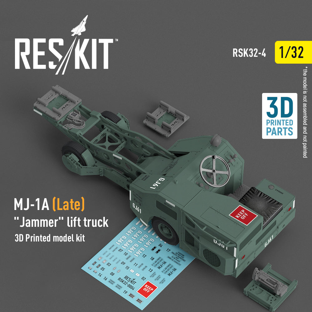 MJ-1A (Late) Jammer lift truck (3D-Printed model kit) (ResKit sold out February 2026)