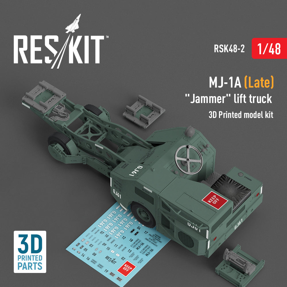 MJ-1A (Late) Jammer lift truck (3D-Printed model kit)
