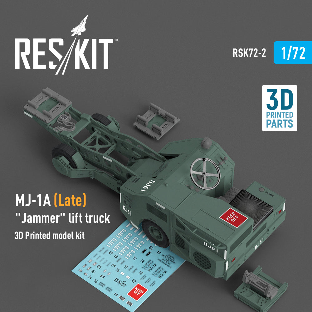 MJ-1A (Late) Jammer lift truck (3D-Printed model kit)
