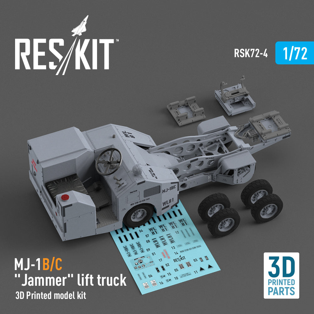 MJ-1B/C Jammer lift truck (3D-Printed model kit) (1/72)