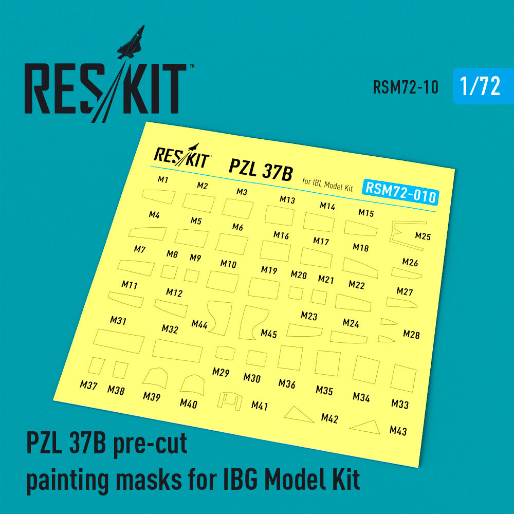 P.37B I Los - Polish Medium Bomber Pre-cut painting masks (designed to be used with IBG Models kits) (ResKit sold out February 2026)